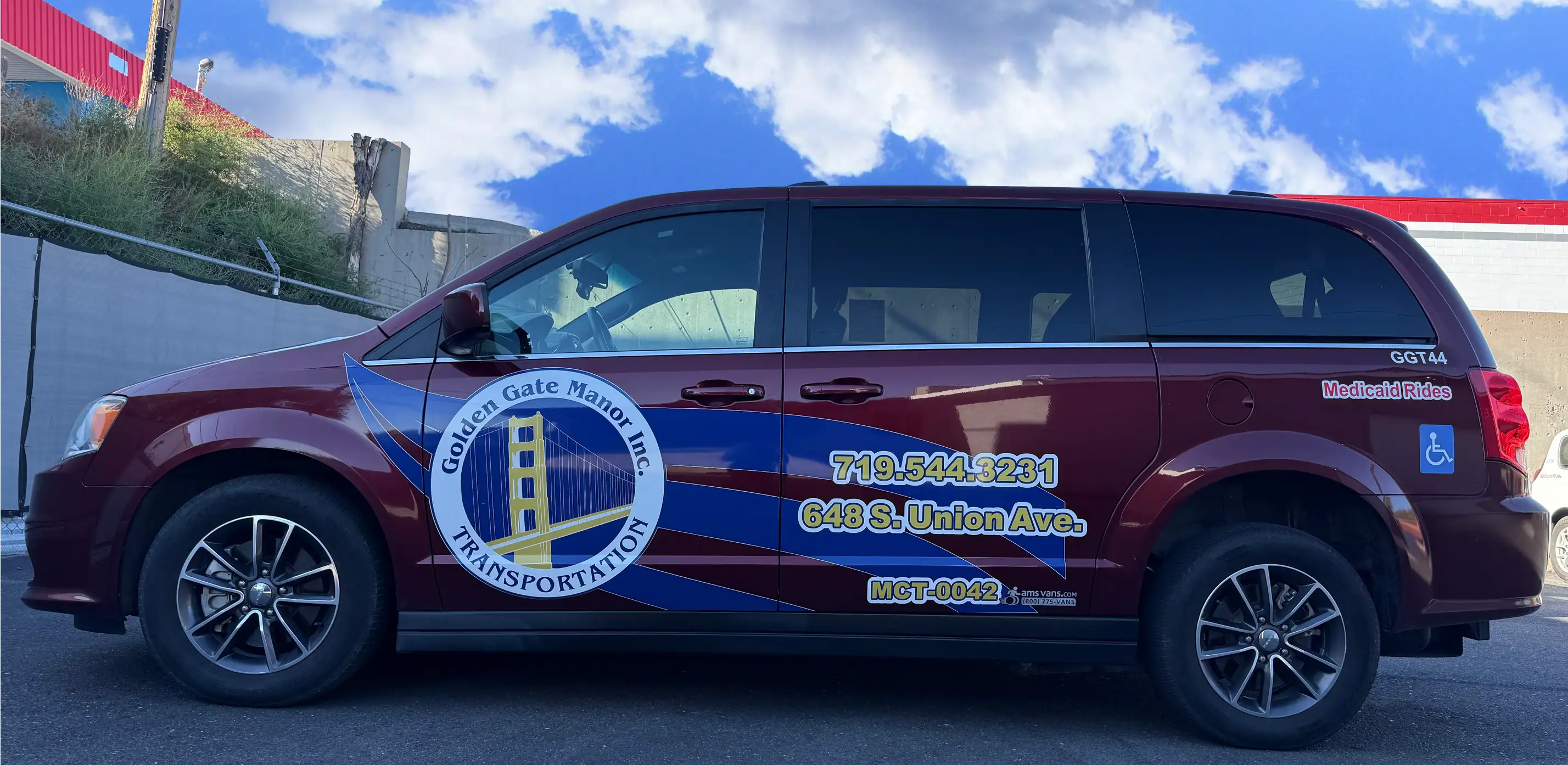 Golden Gate Manor Inc accessible van Golden Gate Manor Inc accessible van
